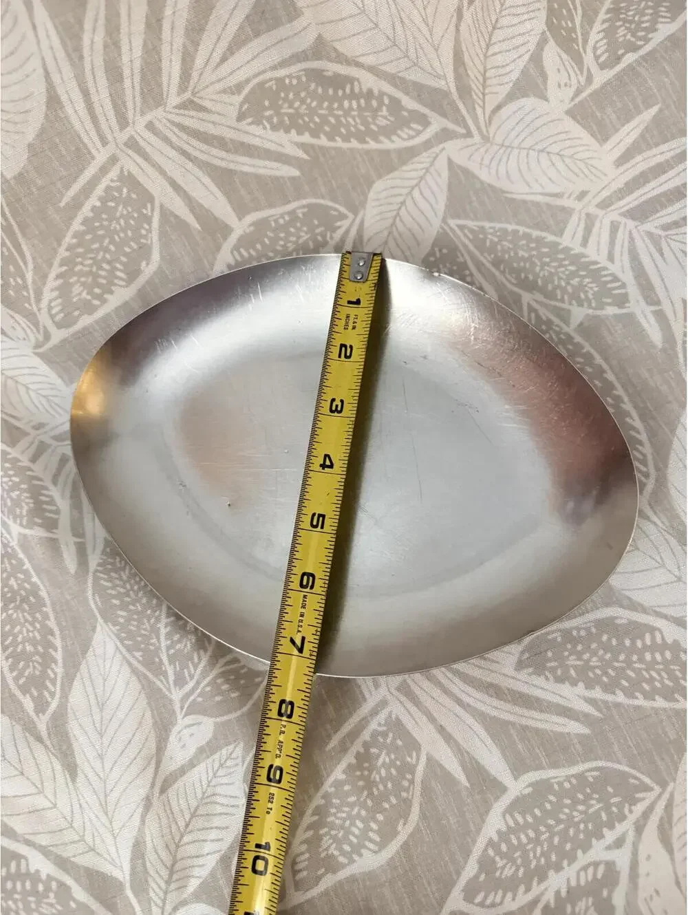 MCM Wear-Brite 18-8 Stainless Steel Pedestal Serving Dish Oval 10.5”